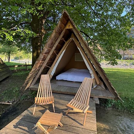 Hotel Kamp Na Otoku - Ljubno Ob Savinji Exteriér fotografie