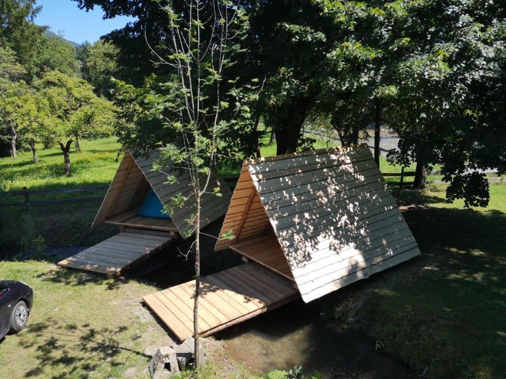 Hotel Kamp Na Otoku - Ljubno Ob Savinji Exteriér fotografie