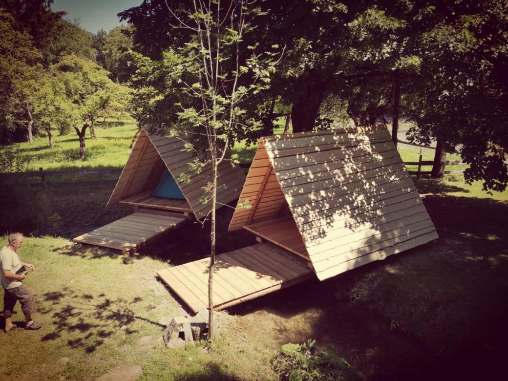 Hotel Kamp Na Otoku - Ljubno Ob Savinji Exteriér fotografie