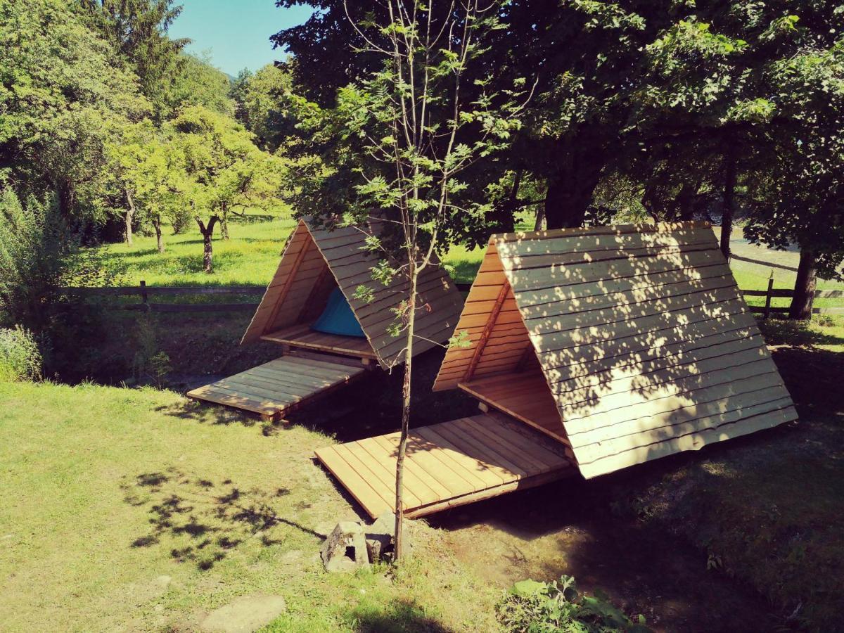 Hotel Kamp Na Otoku - Ljubno Ob Savinji Exteriér fotografie