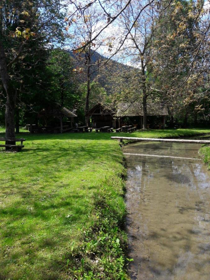Hotel Kamp Na Otoku - Ljubno Ob Savinji Exteriér fotografie
