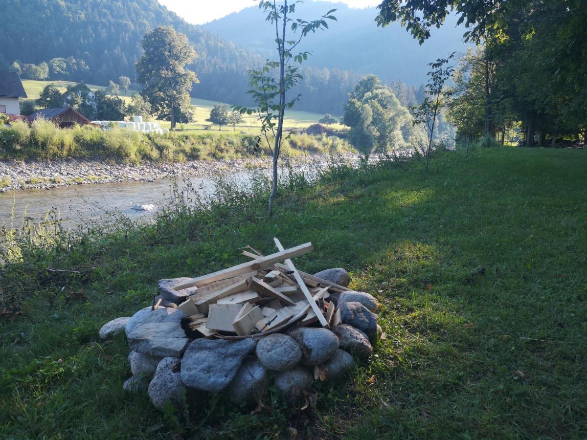 Hotel Kamp Na Otoku - Ljubno Ob Savinji Exteriér fotografie