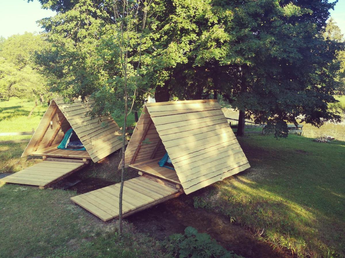 Hotel Kamp Na Otoku - Ljubno Ob Savinji Exteriér fotografie
