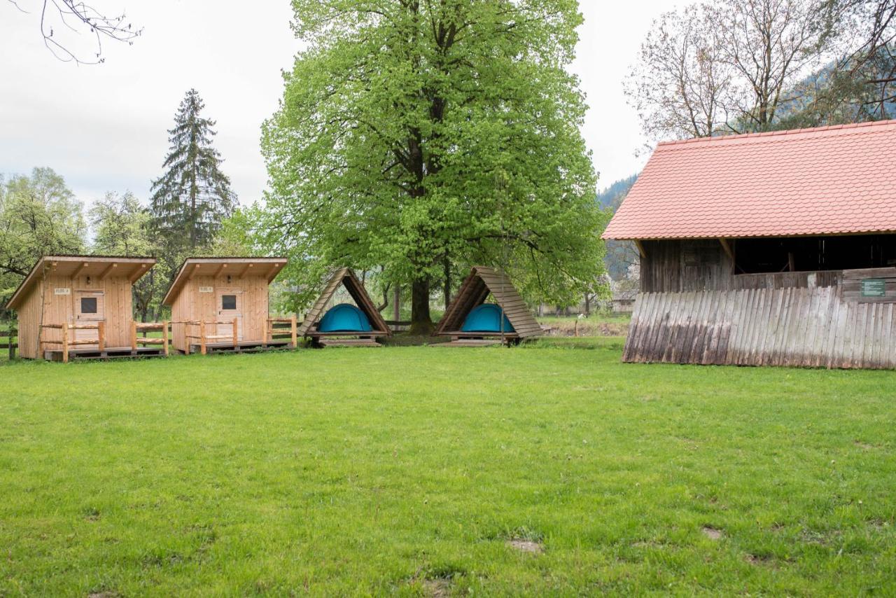 Hotel Kamp Na Otoku - Ljubno Ob Savinji Exteriér fotografie