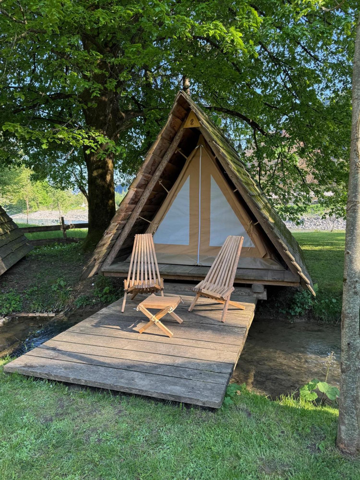 Hotel Kamp Na Otoku - Ljubno Ob Savinji Exteriér fotografie