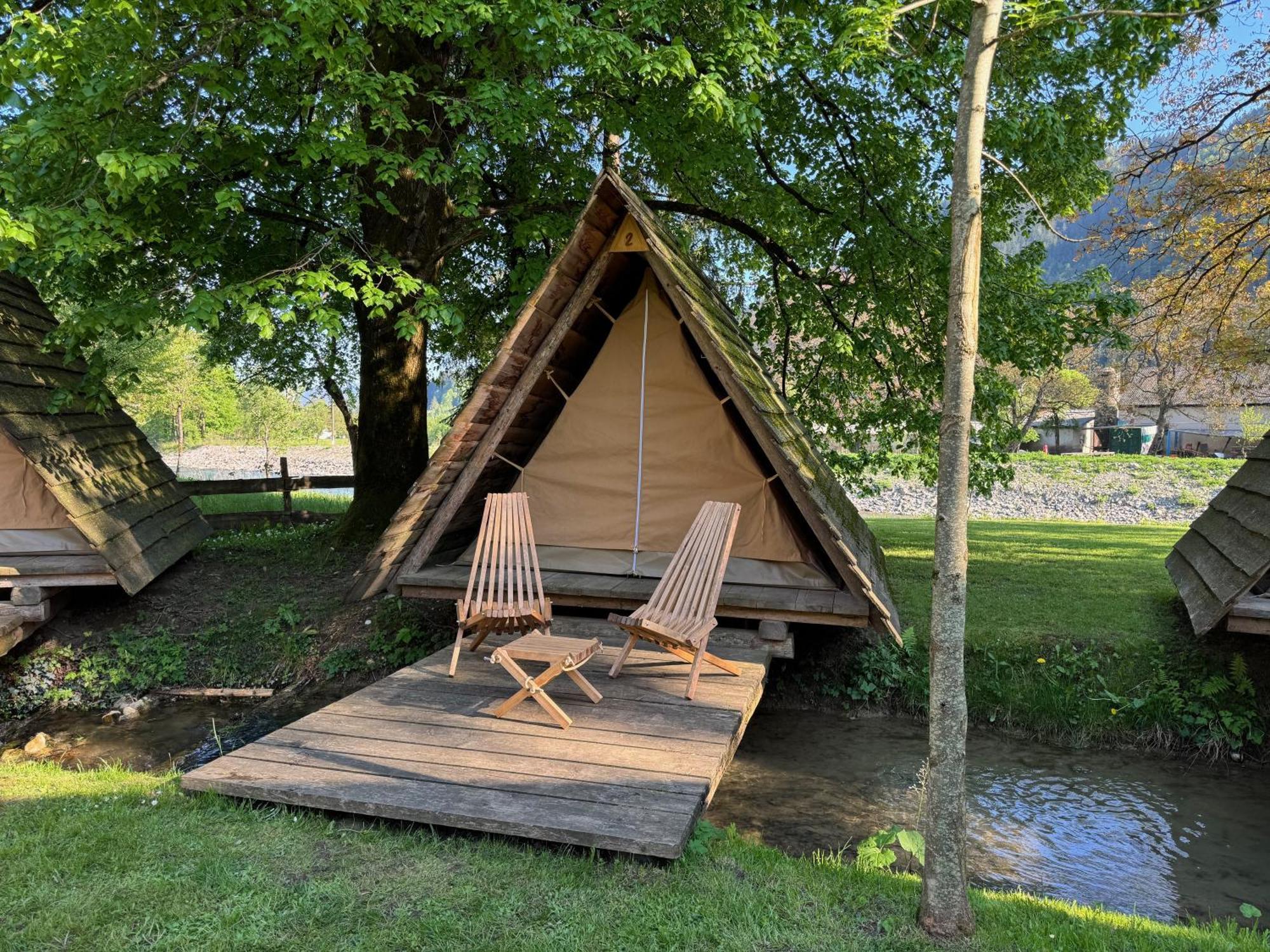 Hotel Kamp Na Otoku - Ljubno Ob Savinji Exteriér fotografie